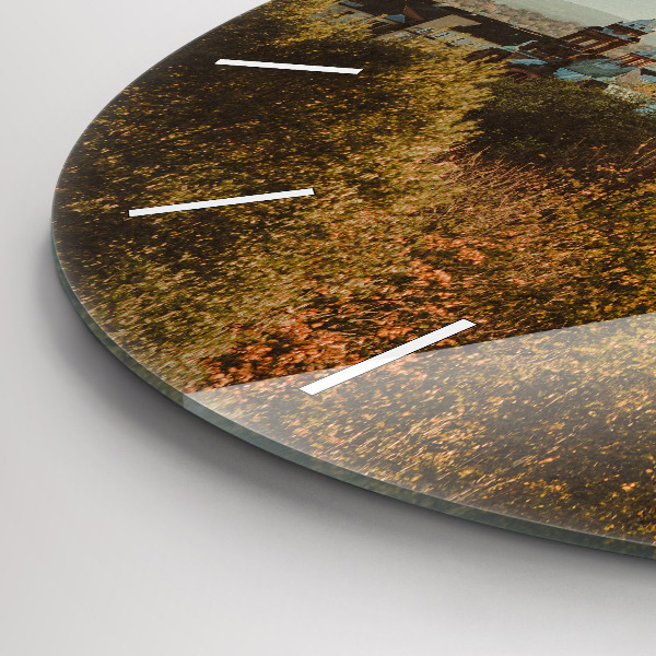 Round glass wall clock Glasgow Art Gallery