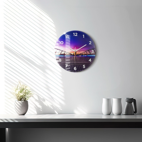 Round glass wall clock St. Paul's Cathedral