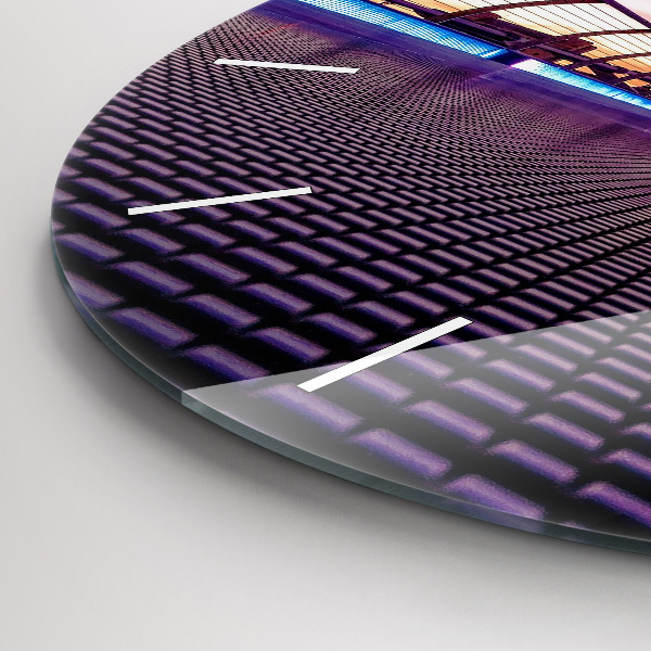 Round glass wall clock St. Paul's Cathedral