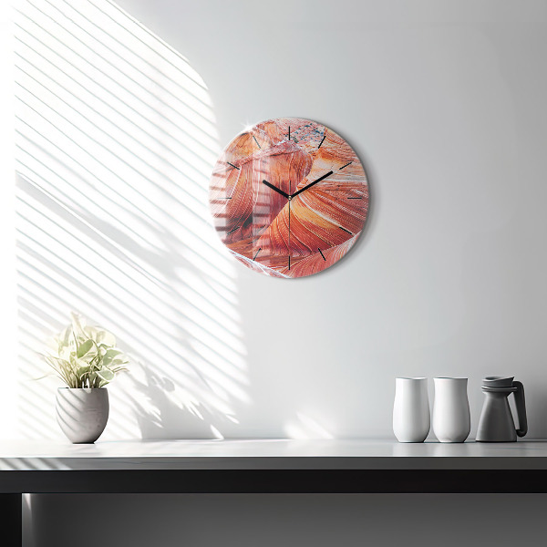 Round glass wall clock The Picturesque Grand Canyon