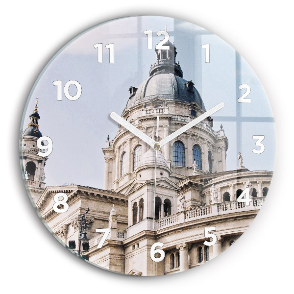 Round glass wall clock St. Stephen's Basilica