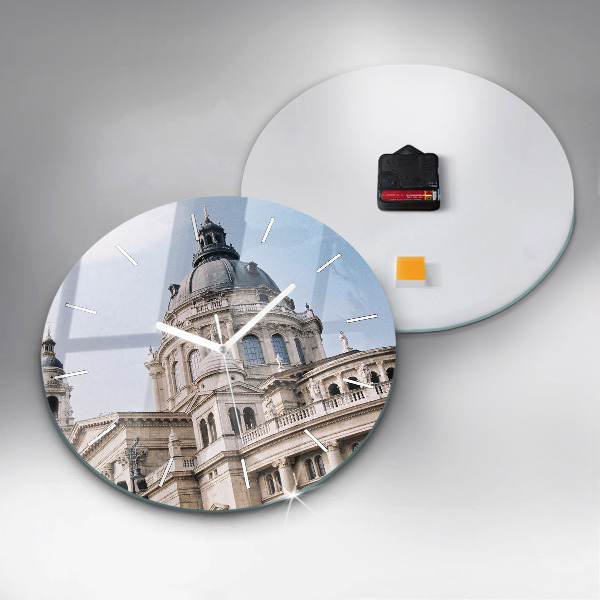 Round glass wall clock St. Stephen's Basilica