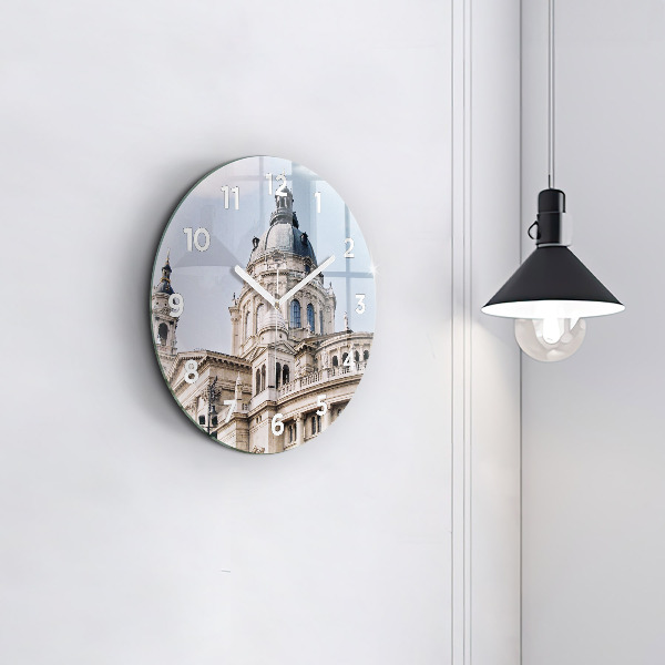 Round glass wall clock St. Stephen's Basilica