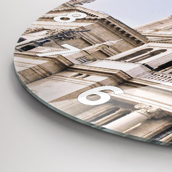 Round glass wall clock St. Stephen's Basilica