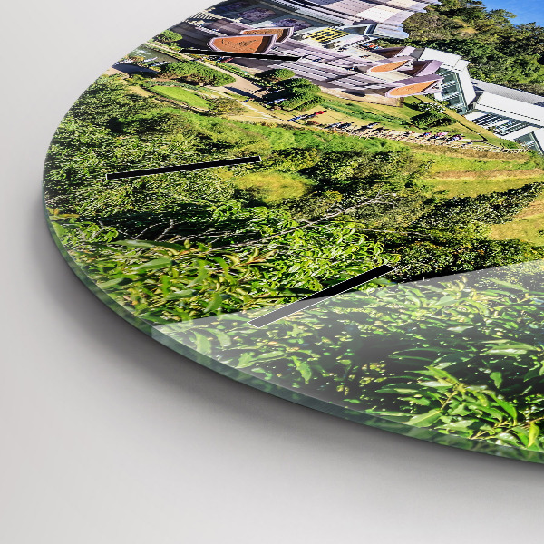 Round glass wall clock Chiang Mai National Park