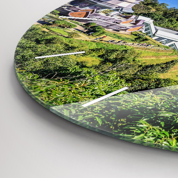 Round glass wall clock Chiang Mai National Park