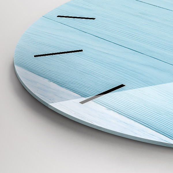 Round glass wall clock Children's board