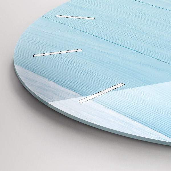 Round glass wall clock Children's board