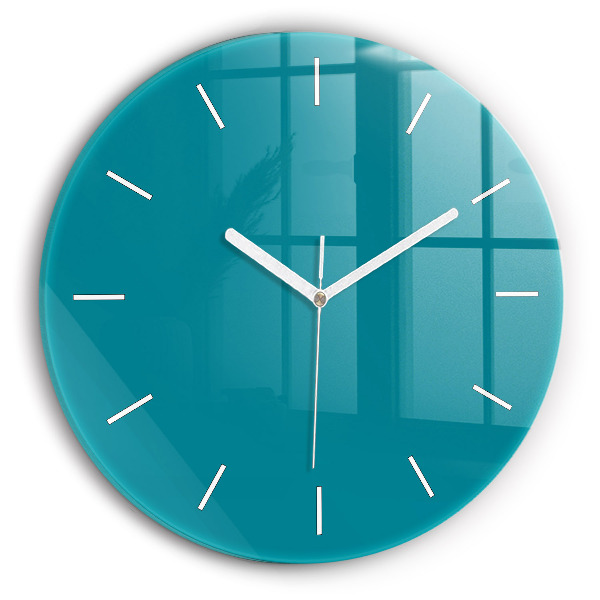 Round glass wall clock Maritime