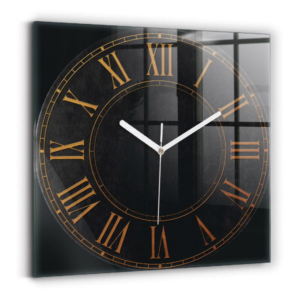 Square kitchen clock Old Roman numerals