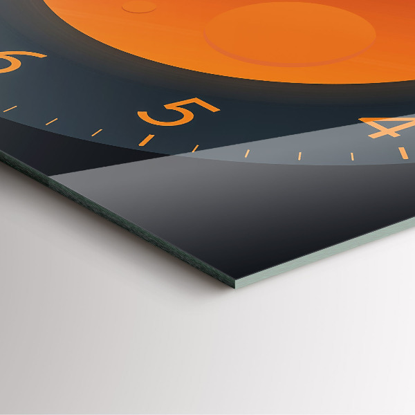 Square kitchen clock Full moon