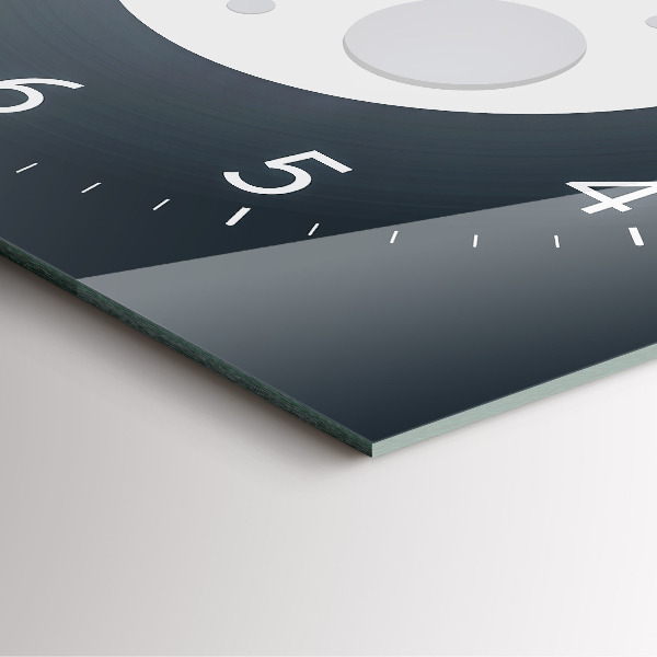 Square kitchen clock Full moon