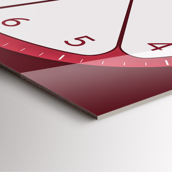 Square kitchen clock Sliced ​​fruit