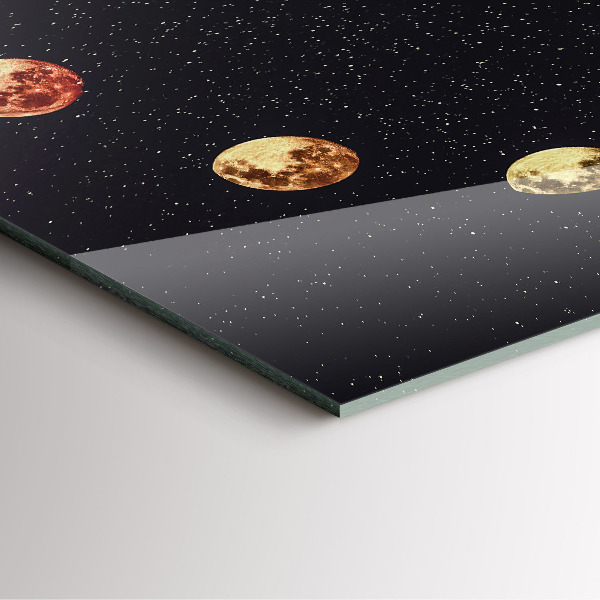 Square kitchen clock Moon phases