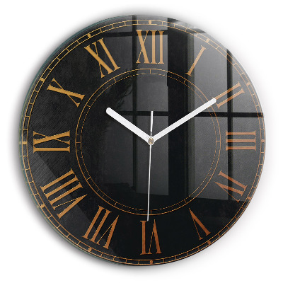 Round wall clock Old Roman Numerals