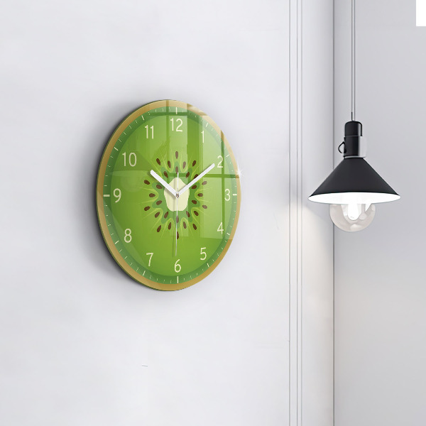 Round wall clock Kiwi Fruit